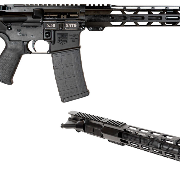 Diamondback DB1721K001 DB15 Combo 5.56x45mm NATO & 300 Blackout 16" 30+1, Black, Carbon Rec, 12" M-LOK Handguard, Magpul Carbine Stock & Grip, Includes 2 Uppers 3 148126