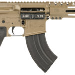 Diamondback DB1915O061 DB15 7.62x39mm 28+1 10", FDE, Carbon Lower, 9" M-LOK Handguard, Black Padded Buffer Tube/Magpul Grip 2 155892