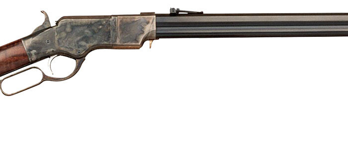 Cimarron CA236 1860 Henry Steel Framed 45 Colt (Long Colt) 12+1 24" Blued Octagon Barrel, Color Case Hardened Stainless Steel Receiver, Walnut Fixed Stock, Right Hand