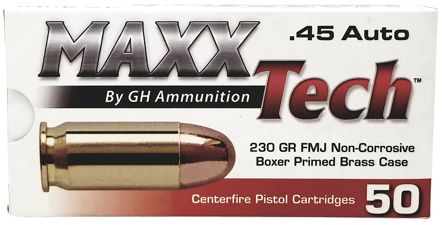 MaxxTech PTGB45B Brass Pistol 45ACP 230gr Full Metal Jacket 50 Per Box/10 Case 3 MaxxTech PTGB45B Brass Pistol 45ACP 230gr Full Metal Jacket 50 Per Box/10 Case