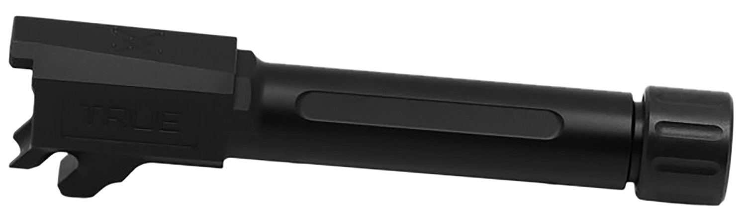 True Precision Inc TPP365BXTBL Sig P365  9mm Luger 3.10" Threaded Black Nitride Stainless Steel, Fits Sig P365/P365 SAS/P365X