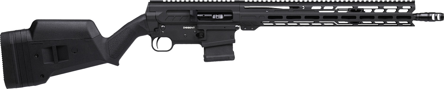 CMMG 55A520BAB Dissent BR4 *CA Compliant 223 Rem/5.56 NATO 10+1 16.10" Black Armor Cerakote Aluminum Receiver, Magpul SGA Stock, Zeroed Drop-In Single Stage Trigger