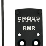 Cross Armory CRRMADAPTER Adapter Plate Black Oxide Aluminum Compatible w/ RMR Optics 2 178249