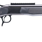CVA CR4438 Scout 350 Legend 1rd 20" Blued Threaded Barrel, Blued Picatinny Rail Receiver, Stealth Gray Fixed Synthetic Stock 2 178961