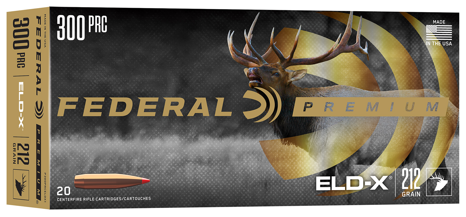 Federal P300PRCELDX1 300PRC 212gr ELD-X 20 Per Box/10 Case 3 Federal P300PRCELDX1 300PRC 212gr ELD-X 20 Per Box/10 Case