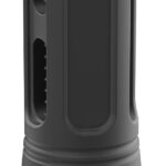 Breek BRK4324 Sentinel Caged Flash Hider Black Nitride Steel 5/8"x24 Threads 9mmLuger Compatible w/ Breek-LOK 3QD 1 187667