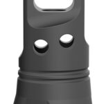 Breek Arms BRK4330 Echo Single Port Muzzle Brake Black Nitride Steel 1/2"x28 Threads 223 Cal/5.56mm Compatible w/ Breek-LOK 3QD 1 187668
