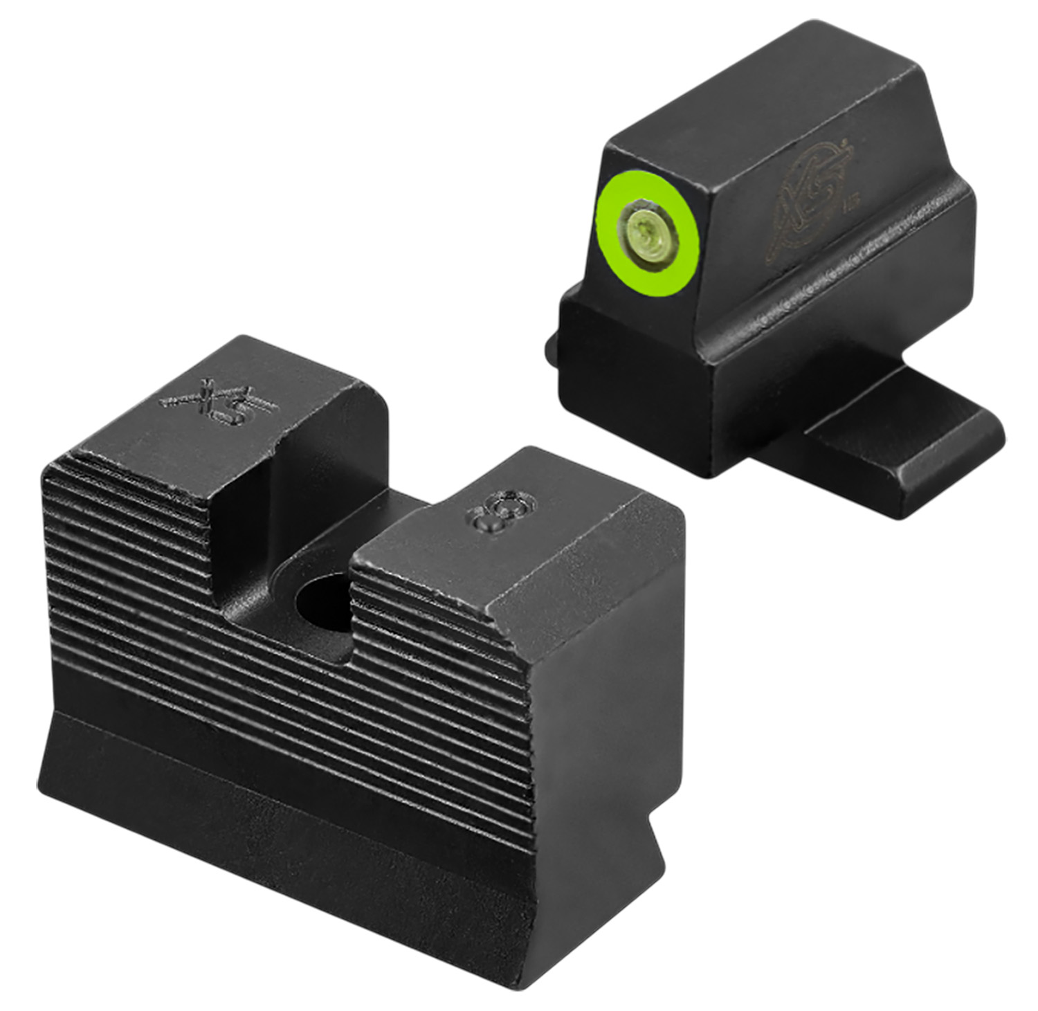 XS Sights SIM004P4G Minimalist Night Sight Set Green Tritium Front/Black Oxide Frame Fits Sig 3 XS Sights SIM004P4G Minimalist Night Sight Set Green Tritium Front/Black Oxide Frame Fits Sig