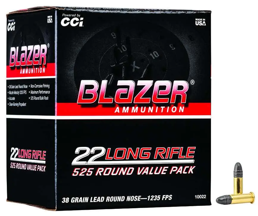 CCI 22 LR 38GR LRN 525CT BOX 525 RD/BX 10 BX/CS