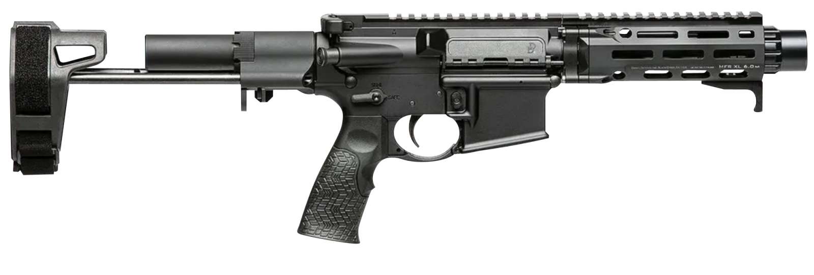 DANIEL DEFENSE DDM4 PDW 300 BO Pistol 7" BLK CQB Brace NO MAG 3 DANIEL DEFENSE DDM4 PDW 300 BO Pistol 7" BLK CQB Brace NO MAG