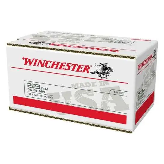 WINCHESTER LC USA 223 55GR FMJ 200RD 800RD CASE 3 WINCHESTER LC USA 223 55GR FMJ 200RD 800RD CASE