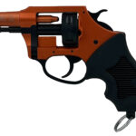 Charter Arms 82090 Pro 209 209 Primers, 6rd Orange Cerakote Aluminum Frame, Black Rubber Grips 1 58500