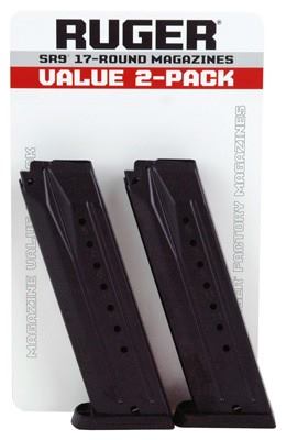 RUGER MAGAZINE TWO PACK SR9 17RD 3 RUGER MAGAZINE TWO PACK SR9 17RD