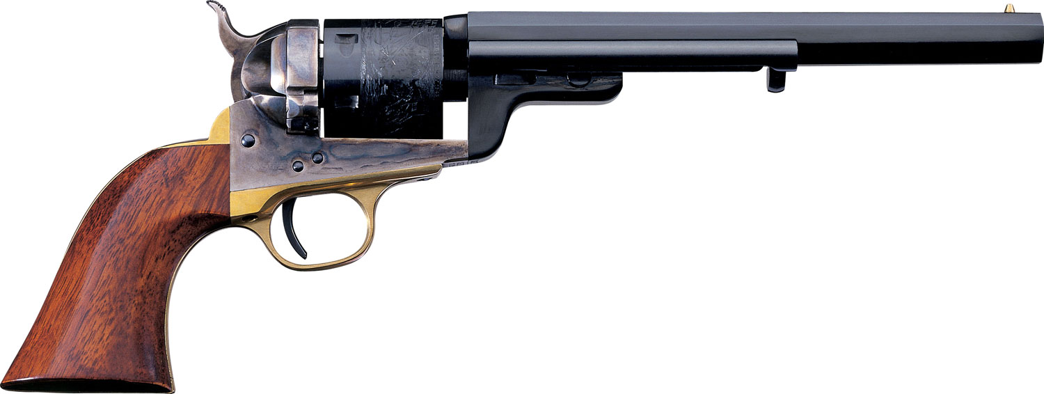 Taylors & Company 550731 1851 C. Mason 38 Special 6rd Shot 7.50" Blued 7.50" Round Barrel Blued Cylinder Color Case Hardened Color Case Hardened Steel Frame Walnut Grip 3 Taylors & Company 550731 1851 C. Mason 38 Special 6rd Shot 7.50" Blued 7.50" Round Barrel Blued Cylinder Color Case Hardened Color Case Hardened Steel Frame Walnut Grip
