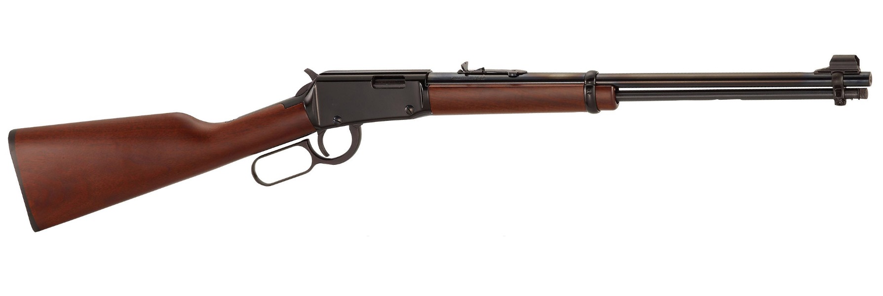 HENRY REPEATING ARMS LEVER ACTION 22MAG BL/WD     #
