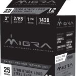 Migra Waterfowl Steel Shot Shotshell 12 ga 3" 1-1/4 oz 1430 fps #2-BB 25/ct 1 https3A2F2Fmedia.chattanoogashooting.com2Fimages2Fproduct2FERM12S2BB2FERM12S2BB