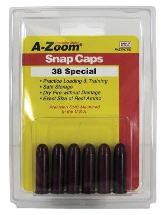 A-Zoom Metal Snap Caps .38 Special 6/ct