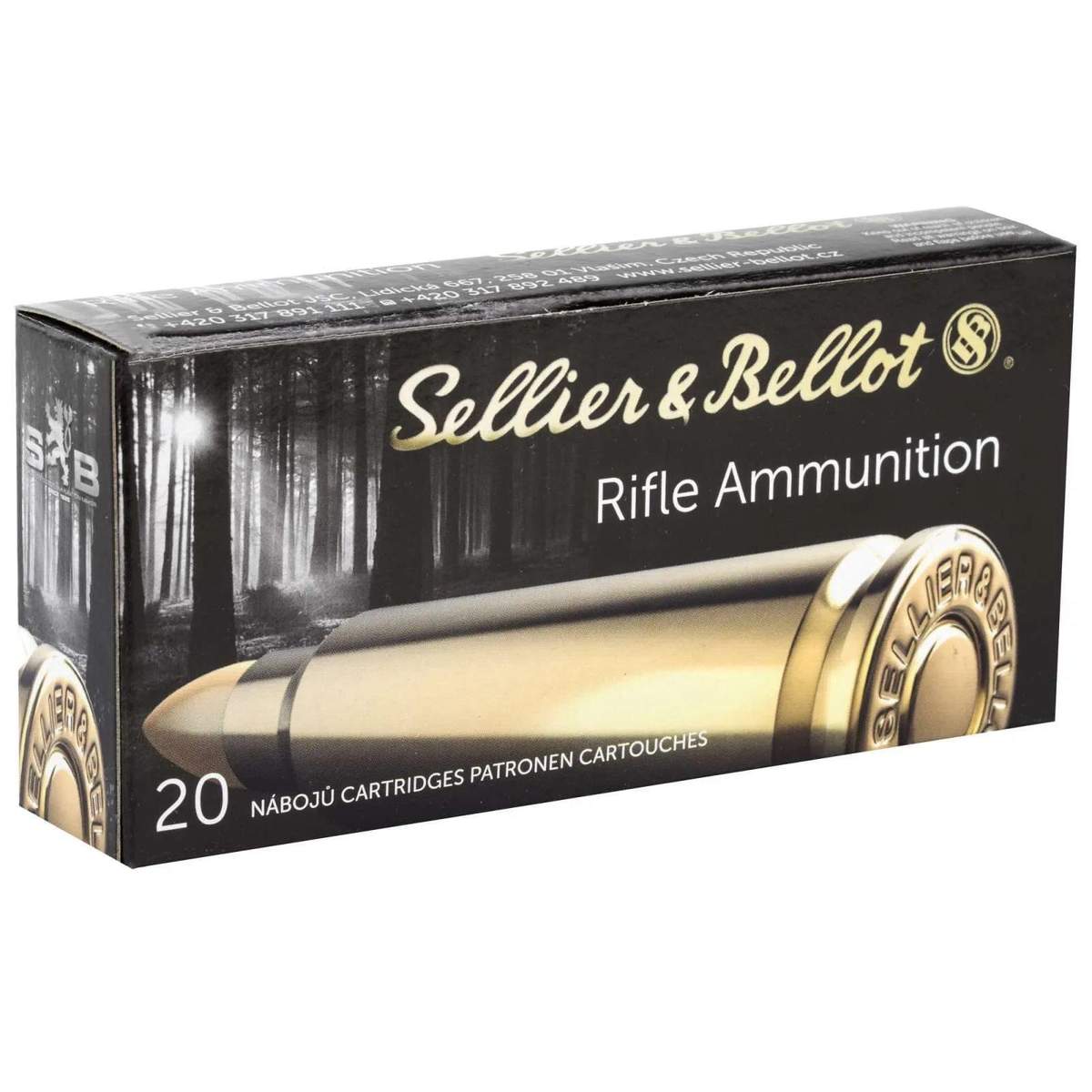 Sellier & Bellot Rifle Ammunition .270 Win 150 gr SP 2625 fps - 20/box 3 Sellier & Bellot Rifle Ammunition .270 Win 150 gr SP 2625 fps - 20/box