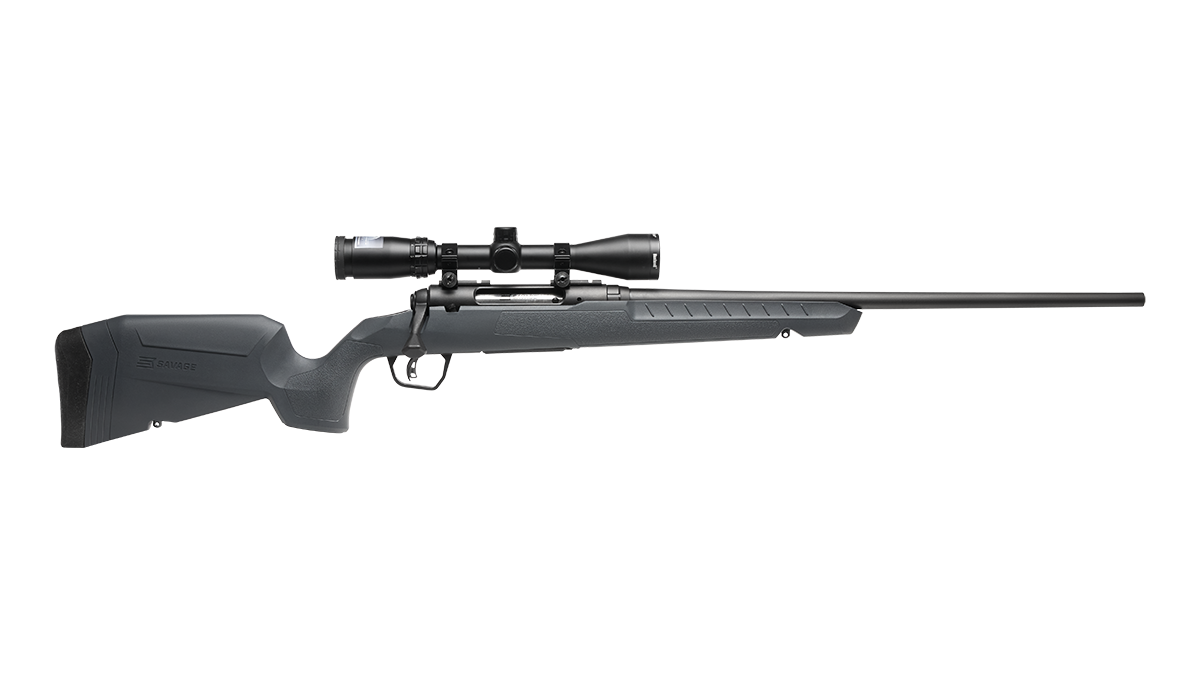 SAVAGE GEN2 AXIS II XP 308 WIN RIFLE GRAY SYNTHETIC W/SCOPE 3 SAVAGE GEN2 AXIS II XP 308 WIN RIFLE GRAY SYNTHETIC W/SCOPE