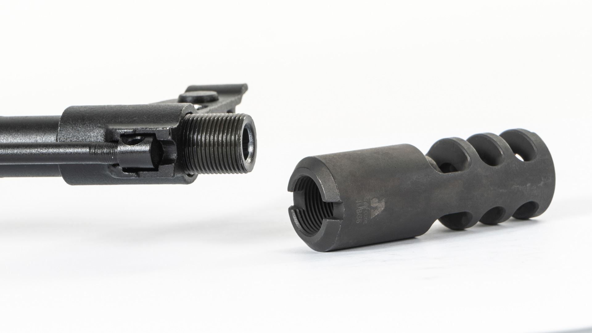 Arsenal AK-20 Style Muzzle Brake 7.62x39 14x1mm LH Threads Stainless Steel 5 Arsenal AK-20 Style Muzzle Brake 7.62x39 14x1mm LH Threads Stainless Steel - Image 3