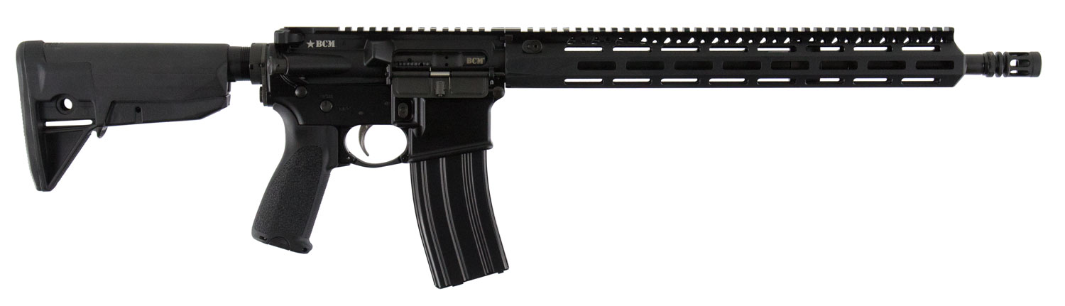 BCM 750750 RECCE-16 MCMR 223 Rem,5.56x45mm NATO 16" 30+1 Black Hard Coat Anodized, Manganese Phosphate, 6 Position Stock, Bravo Mod 3 Grip 3 BCM 750750 RECCE-16 MCMR 223 Rem,5.56x45mm NATO 16" 30+1 Black Hard Coat Anodized, Manganese Phosphate, 6 Position Stock, Bravo Mod 3 Grip