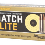 Sig Sauer E9MMA3COMP50 Match Elite Competition 9mmLuger 147gr V-Crown Jacketed Hollow Point 50 Per Box/20 Case 2 110689