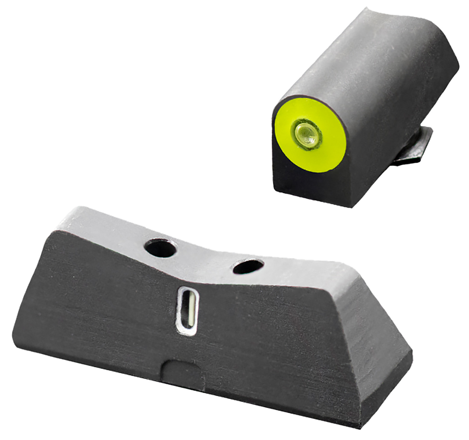 XS Sights GL0011S5Y DXT2 Big Dot Night Sights fits Glock Black | Green Tritium Yellow Outline Front Sight Green Tritium White Outline Bar Rear Sight 3 XS Sights GL0011S5Y DXT2 Big Dot Night Sights fits Glock Black | Green Tritium Yellow Outline Front Sight Green Tritium White Outline Bar Rear Sight