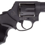 Taurus 2-856021CH 856 Small 38 Special +P 6 Shot 2" Matte Black Carbon Steel Barrel, Cylinder & Frame, Black Finger Grooved Rubber Grip, Transfer Bar Safety, Concealed Hammer 1 112521