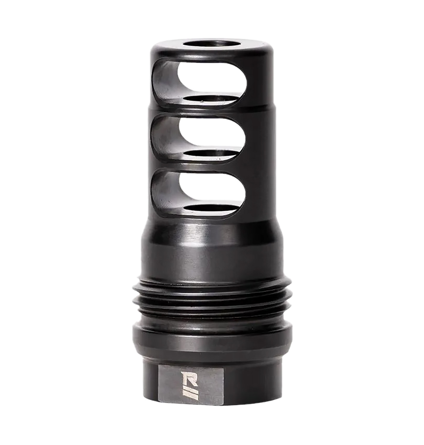 Rugged Suppressor MB011 3 Port Brake  Black with 1/2"-28 tpi Threads & 2.16" OAL for 5.56x45mm NATO Radiant762, Surge762, Razor762 & Micro30 Suppressors