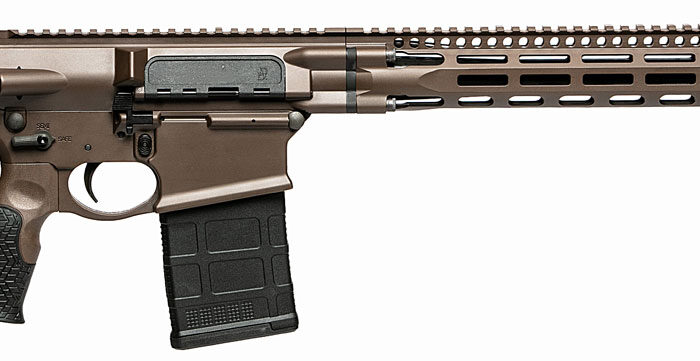 Daniel Defense 0215815060047 DD5 V4 Gen II 7.62x51mm NATO 18" 20+1 Mil-Spec Brown Cerakote Black 6 Position w/SoftTouch Overmolding Stock Black Polymer Grip 3 119627