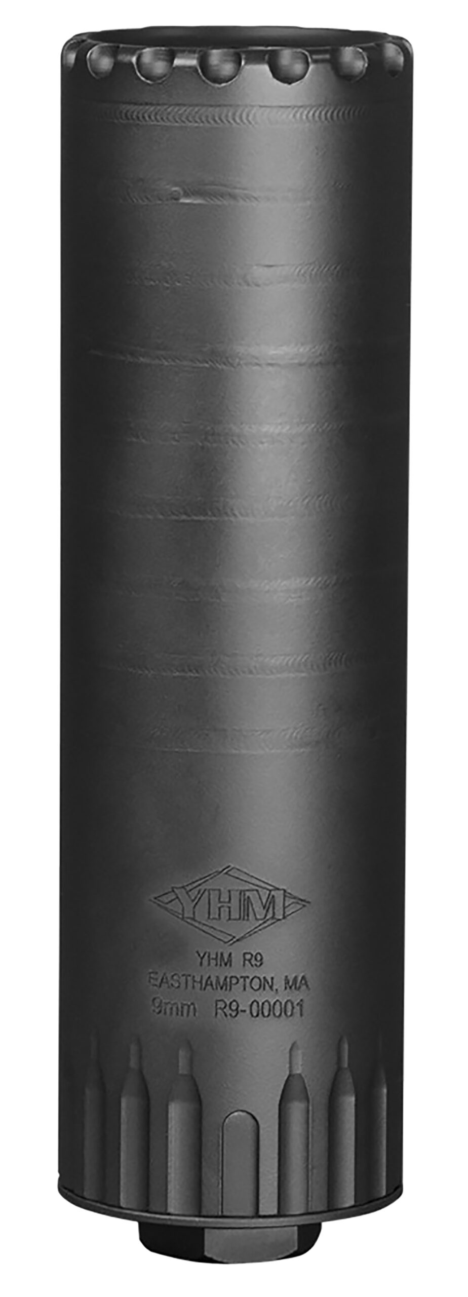 Yankee Hill 215528 R9 9mm Luger 1.562" Black Cerakote 17-4 Stainless Steel 1/2"-28 tpi 3 Yankee Hill 215528 R9 9mm Luger 1.562" Black Cerakote 17-4 Stainless Steel 1/2"-28 tpi