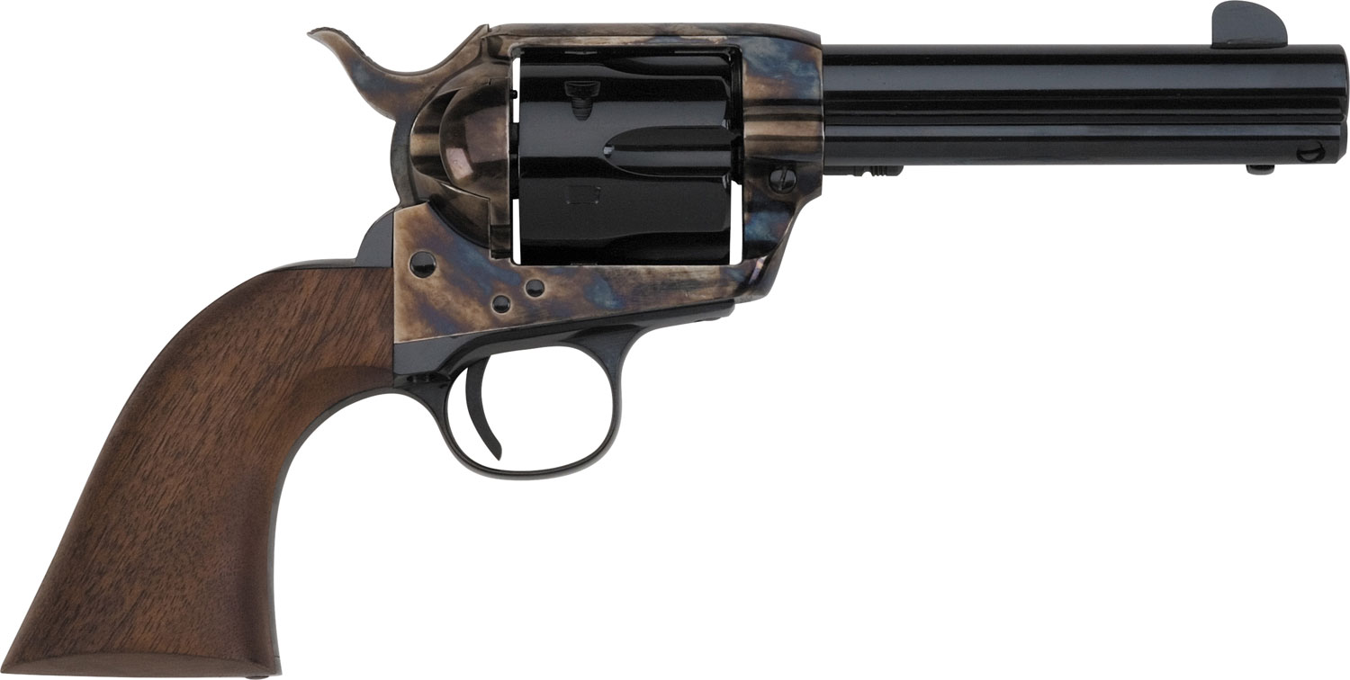 Pietta HF357CHS434NM 1873 Great Western II Californian 357 Mag 6rd 4.75" Blued Steel Barrel & Cylinder, Color Case Hardened Steel Frame, Walnut Grip, Exposed Hammer 3 Pietta HF357CHS434NM 1873 Great Western II Californian 357 Mag 6rd 4.75" Blued Steel Barrel & Cylinder, Color Case Hardened Steel Frame, Walnut Grip, Exposed Hammer