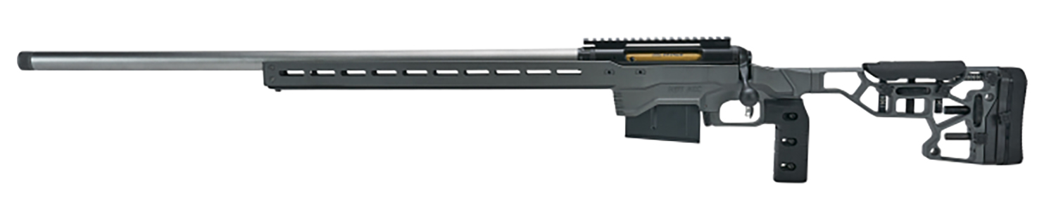 Savage Arms 57701 110 Elite Precision 223 Rem 10+1 26" Matte Stainless, Matte Black Rec, Gray Cerakote Adjustable MDT ACC Aluminum Chassis Stock, Left Hand (MB Not Included) 3 Savage Arms 57701 110 Elite Precision 223 Rem 10+1 26" Matte Stainless, Matte Black Rec, Gray Cerakote Adjustable MDT ACC Aluminum Chassis Stock, Left Hand (MB Not Included)