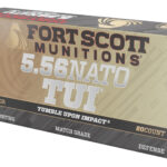 Fort Scott Munitions 556062SBV1 Tumble Upon Impact (TUI) 5.56x45mmNATO 62gr Solid Brass Spun 20 Per Box/25 Case 2 133849