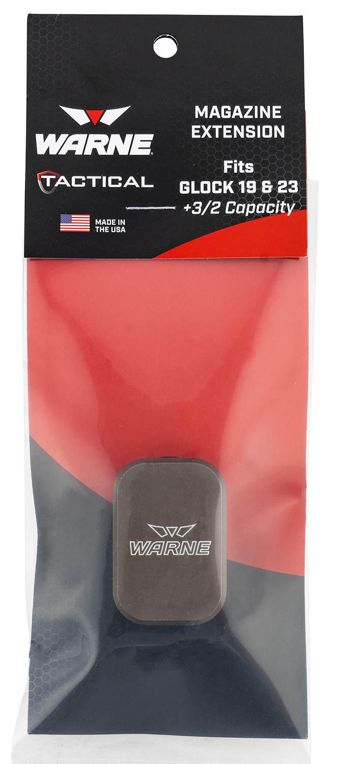 Warne MEG1932DE Magazine Extension made of 6061-T6 Aluminum with Hardcoat Anodized Flat Dark Earth Finish for Glock 19, 23 Magazines (Adds 3rds 9mm Luger, 2rds 40 S&W) 3 Warne MEG1932DE Magazine Extension made of 6061-T6 Aluminum with Hardcoat Anodized Flat Dark Earth Finish for Glock 19, 23 Magazines (Adds 3rds 9mm Luger, 2rds 40 S&W)