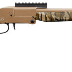 Charles Daly 930316 101 Turkey 12 Gauge Break Open 3" 1rd 20" Flat Dark Earth Cerakote Steel Barrel & Receiver, Fixed Mossy Oak Bottomland Synthetic Stock 2 143314