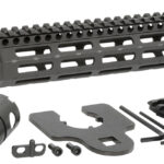 Midwest Industries MINF135 Night Fighter 13.50" M-LOK Black Hardcoat Anodized Aluminum Includes Barrel Wrench, Nut, & 5 Slot Rail 1 145269