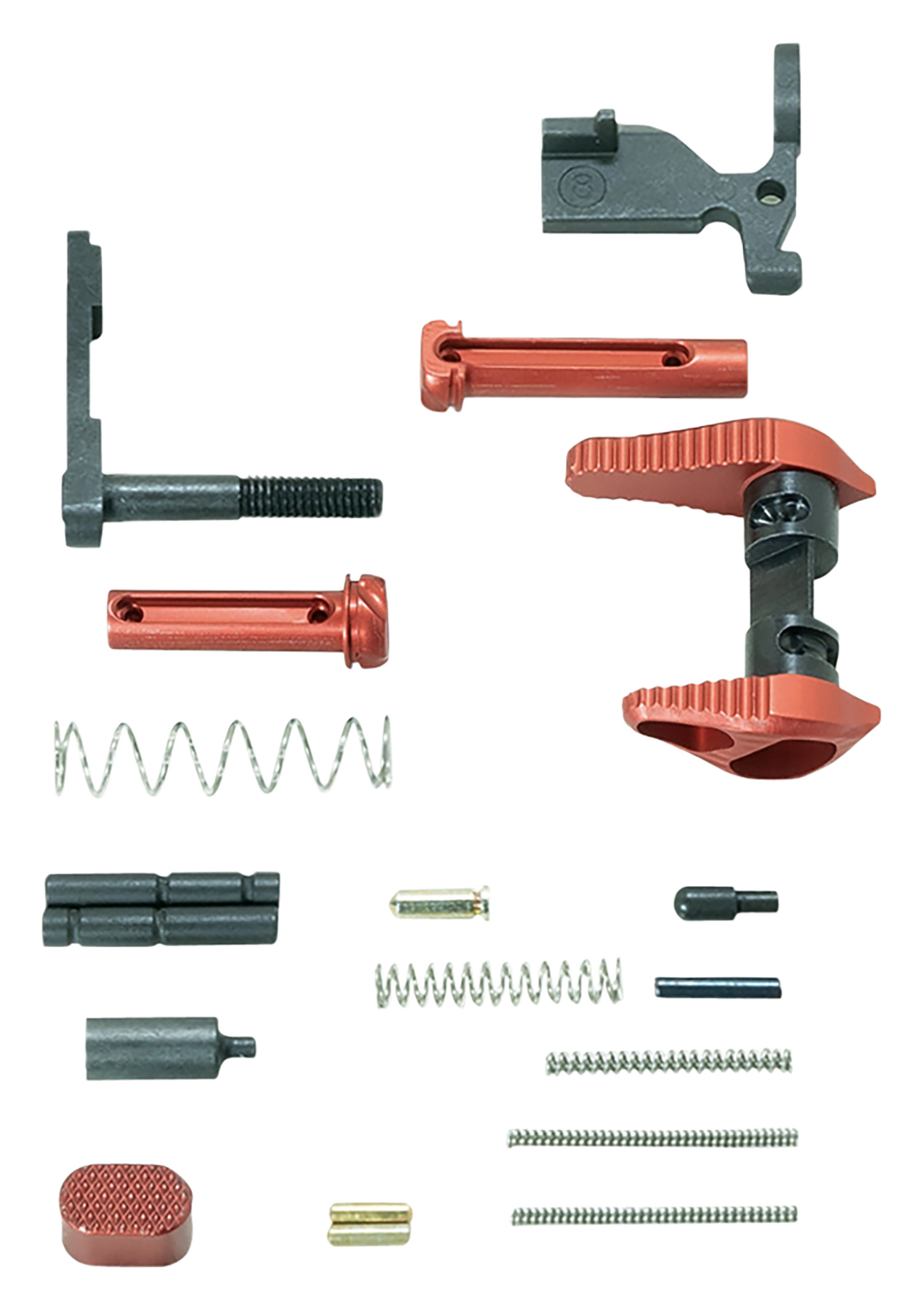Timber Creek Outdoors ARLPKR Lower Parts Kit Red Anodized Aluminum for AR-15 3 Timber Creek Outdoors ARLPKR Lower Parts Kit Red Anodized Aluminum for AR-15