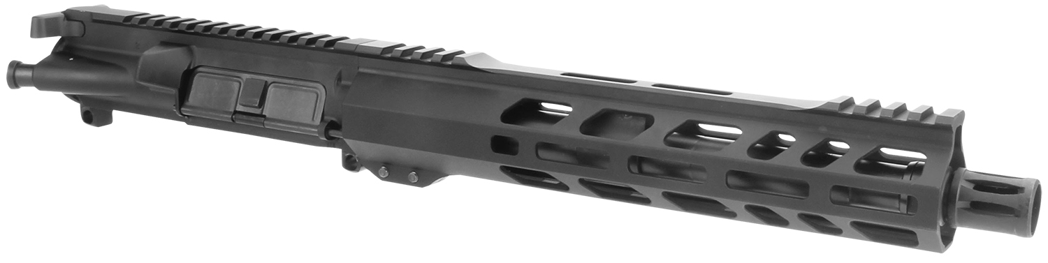 TacFire BU-300-10 Pistol Upper Assembly  300 Blackout Caliber with 10" Black Nitride Barrel, Black Anodized 7075-T6 Aluminum Receiver & M-LOK Handguard for AR-Platform Includes Bolt Carrier Group