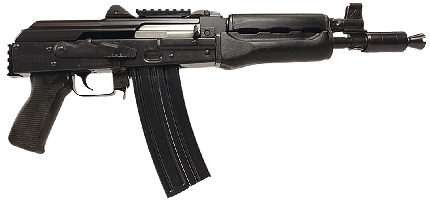 Zastava Arms Usa ZP85556PA ZPAP 85 5.56x45mm NATO 30+1 10" Black, Polymer Grip, Dark Wood Handgaurd, Stock Adapter, Muzzle Brake