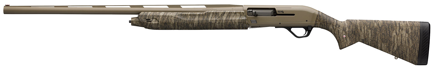 Winchester Repeating Arms 511311292 SX4 Hybrid Hunter 12 Gauge 3.5" 4+1 2.75" 28", FDE Cerakote Barrel/Rec, Mossy Oak Bottomland Furniture, TruGlo Fiber Optic Sight Left Hand