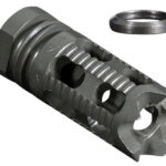 Yankee Hill 285M1 Phantom Comp/Brake with Aggressive End, 1/2"-28 tpi Threads 2.25" OAL for 5.56mm 2 154239