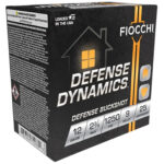Fiocchi 12EX9P Defense Dynamics Defense Buckshot 12Gauge 2.75" 25 Per Box/10 Case 1 157285