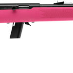 Savage Arms 40218 64 F Full Size 22 LR 10+1 21" Matte Black Carbon Steel Barrel, Matte Black Grooved Carbon Steel Receiver, Pink Fixed Synthetic Stock, Right Hand 1 158307