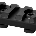 Warne 6201M M-LOK 3 Slot Black Anodized Aluminum 1 161565