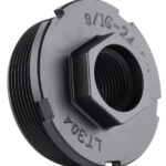 Dead Air LT301 HUB Direct Thread Mount 1/2"x28 4140 HT Alloy Steel Black 1 162748