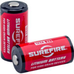 SureFire SF2SWBULK 123A Batteries Red/Black 3.0 Volts 1,550 mAh (130/65 Pairs) Single Package Fishbowl 2 165727