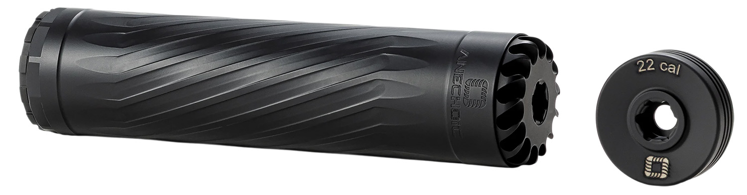 Anechoic X223B Anechox 223 223/5.56mm/22-250Rem Black Stainless Steel/Titanium 1 3/8"x24 w/ 1/2"x28 DTA 3 Anechoic X223B Anechox 223 223/5.56mm/22-250Rem Black Stainless Steel/Titanium 1 3/8"x24 w/ 1/2"x28 DTA