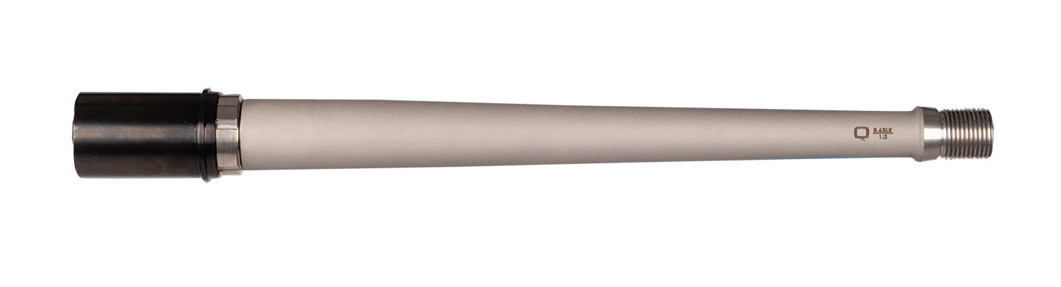 Q LLC ACCFIXBARREL8.612INCH Fixed Barrel Assembly 8.6 Blackout 12" Bead Blasted Matte Stainless Steel Barrel 3 Q LLC ACCFIXBARREL8.612INCH Fixed Barrel Assembly 8.6 Blackout 12" Bead Blasted Matte Stainless Steel Barrel