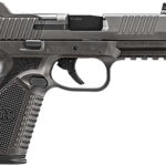 FN 66-101952 510 Tactical 10mm 22+1 4.71" Black Steel Threaded Barrel, Gray PVD Optic Cut/Serrated Stainless Steel Slide & Polymer Frame w/Picatinny Rail, Interchangeable Backstrap Grip 1 172913